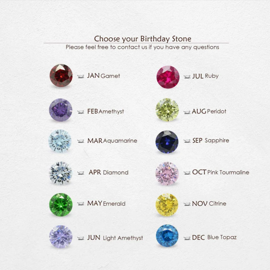 Custom Birthstone Necklace