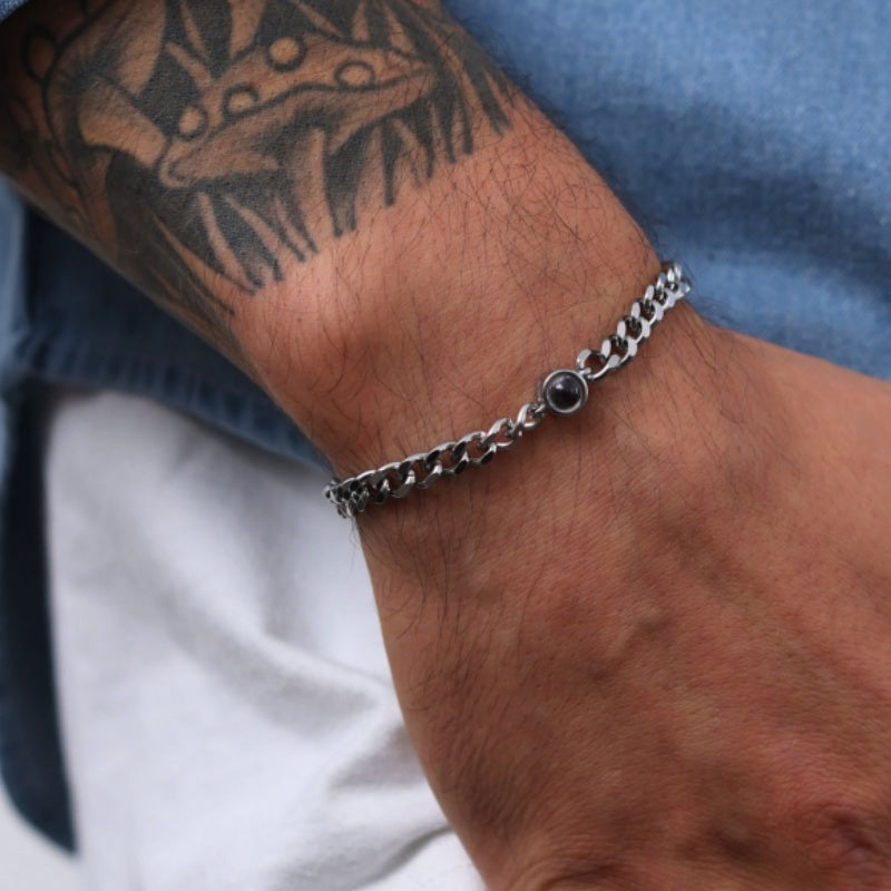 Custom Photo Bracelet for Men