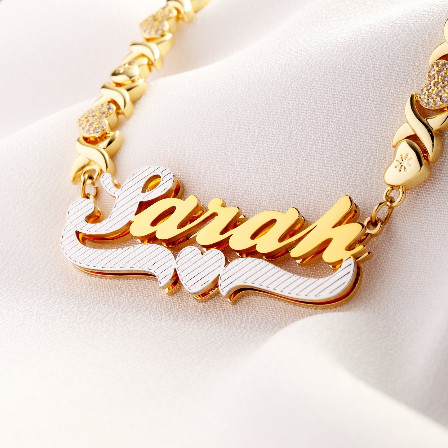 Plated Heart Name Necklace🔥