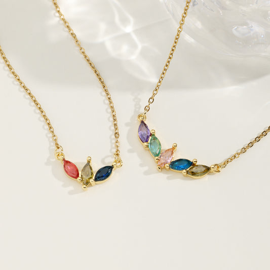 Family Birthstone Necklace