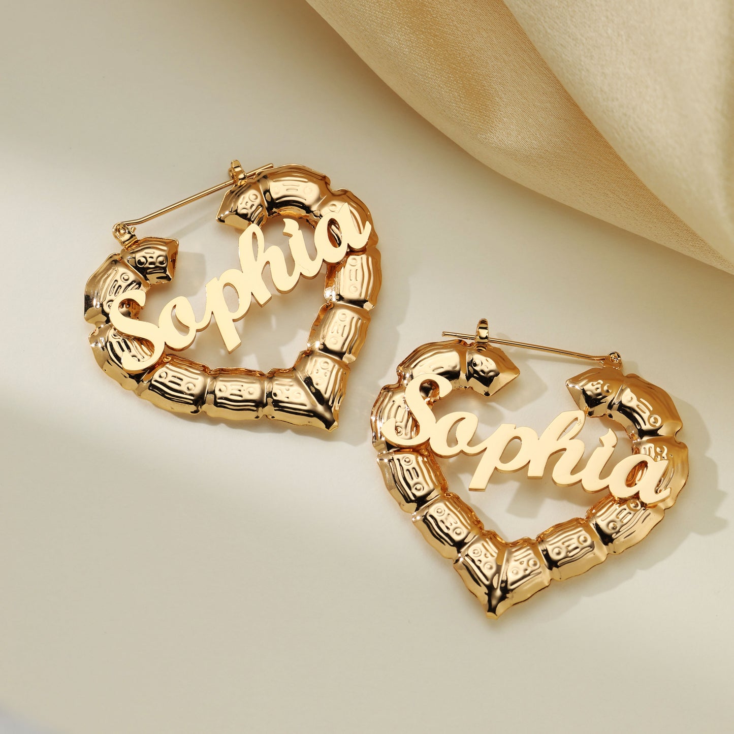 Crown Heart Custom Name Jewelry Set