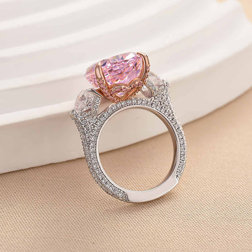 Pear Cut Pink 🌸Sapphire Engagement Ring