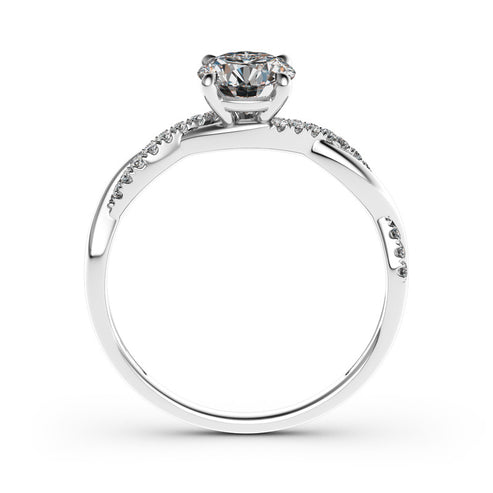 925S Twist Round Cut Ring