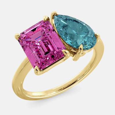 Enchanting Dual Birthstone Ring