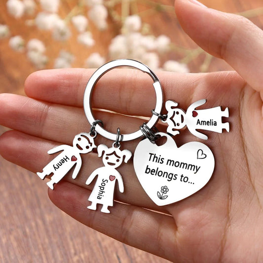 Personalized Family Name Keychain