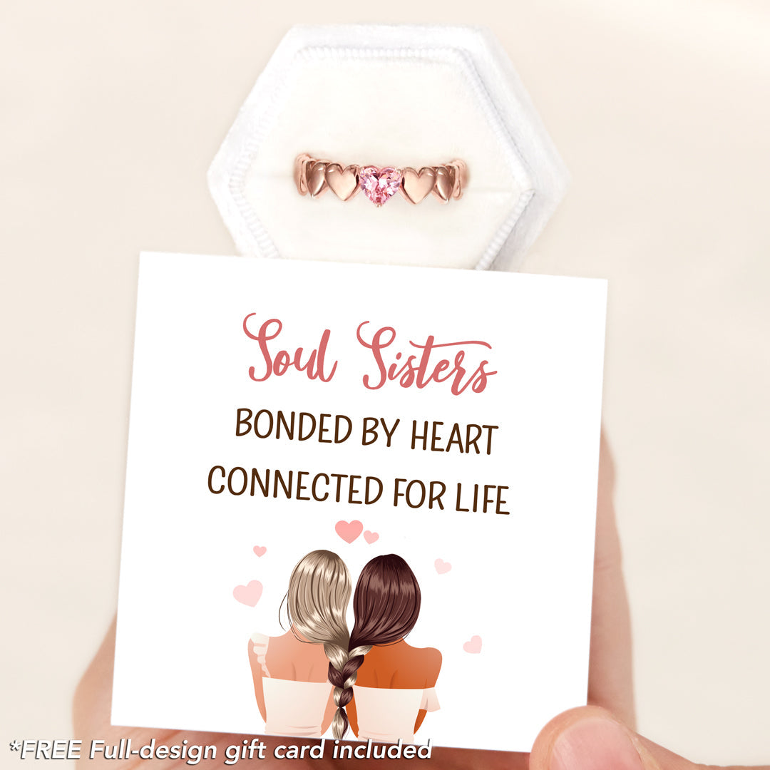 Soul Sisters Heart Band Ring